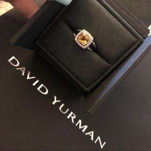 David Yurman Petite Albion Citrine Ring